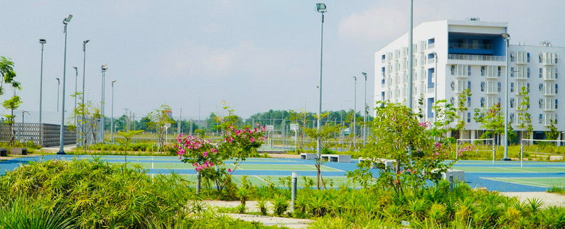 Peaceful campus life at VGU Binh Duong