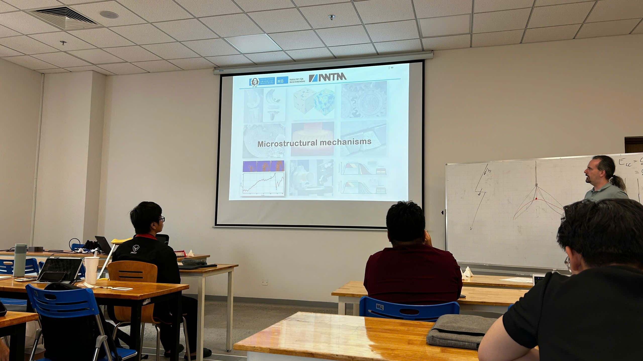 VGU MSI cohort attending the metallic materials seminar - Illustration 1