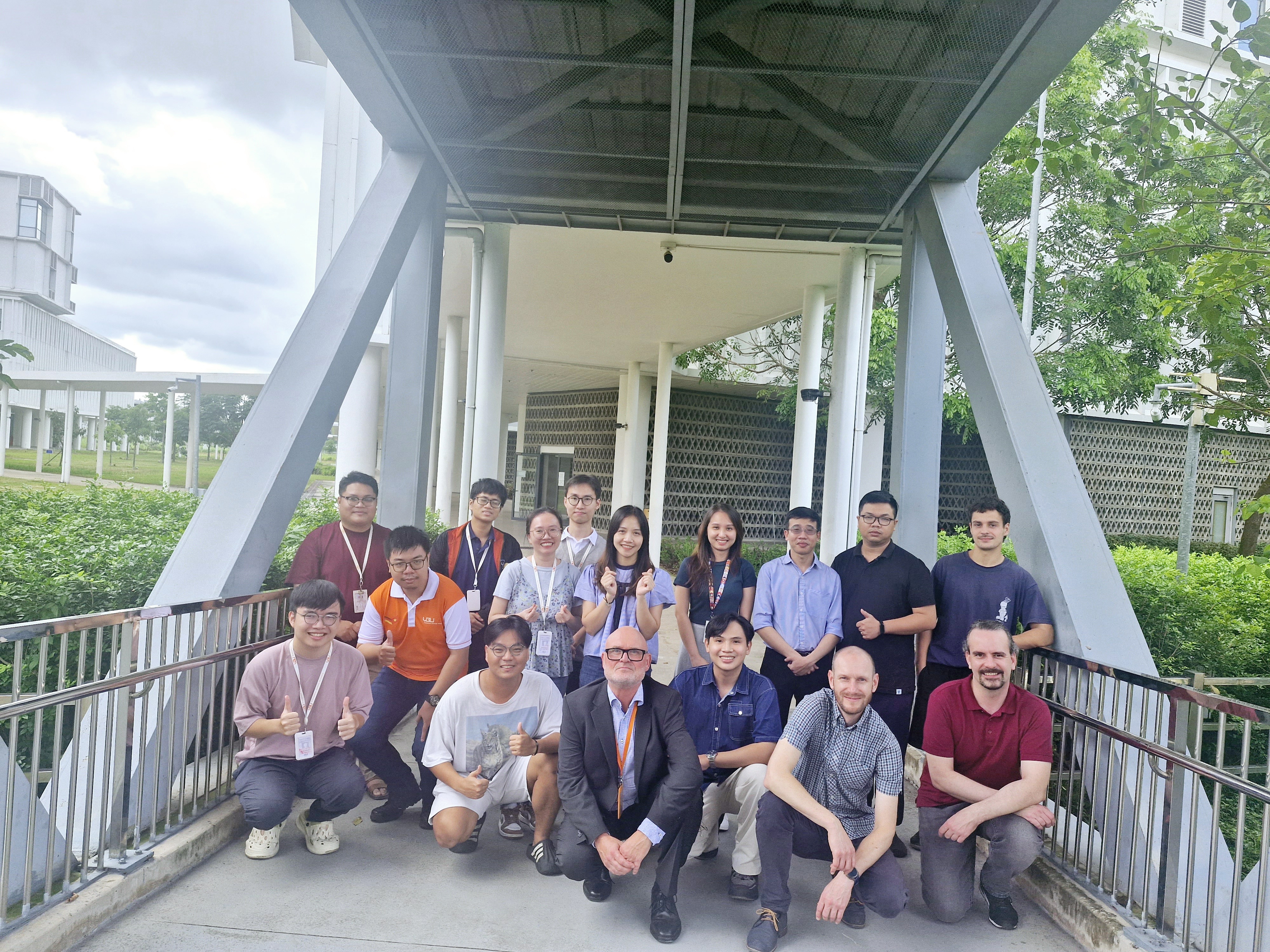 German Flying Faculty at VGU Campus - Group Photo 1